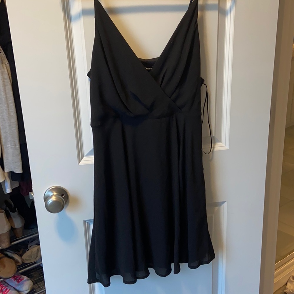 EXPRESS size small black dress.